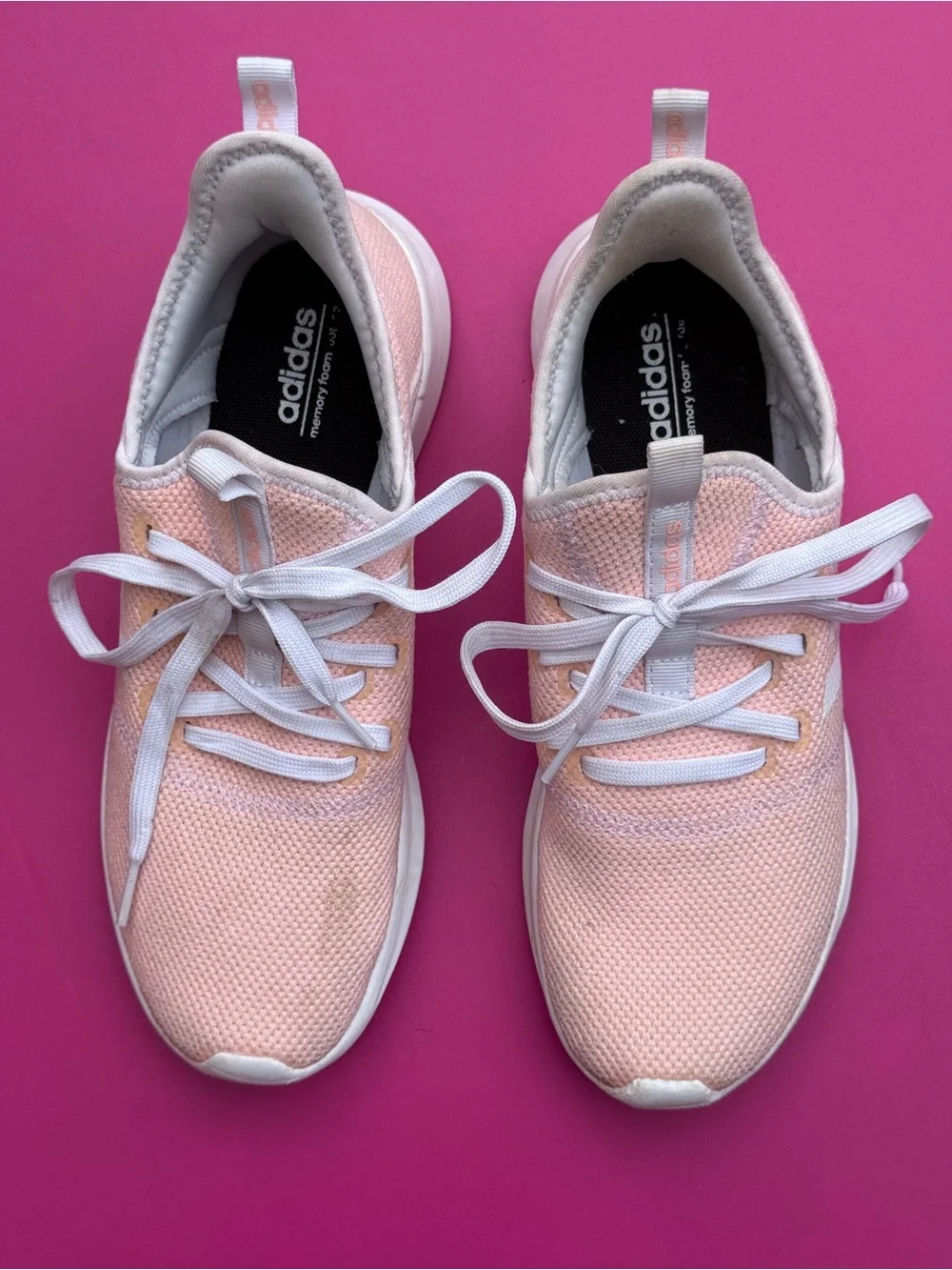 Nike Air Max Excee White, Adidas Cloudfoam Pure Pink Sneaker Bundle EU Size 40.5